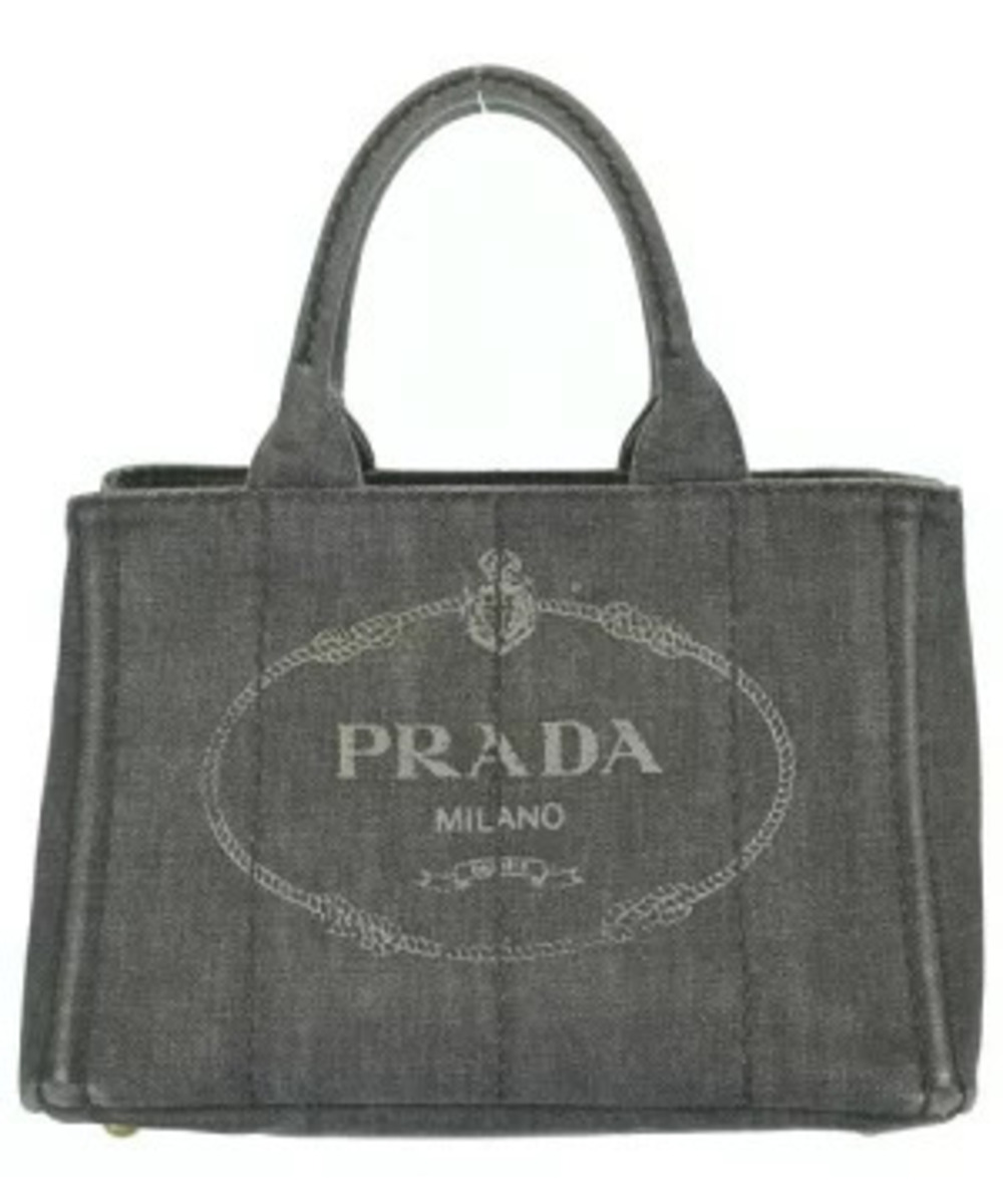 Prada Tote Tessuto Saffiano Bag Black